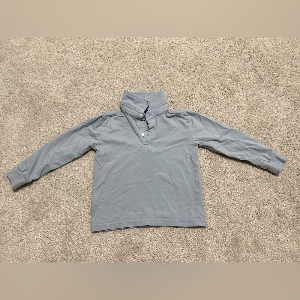 Cecil and Lou Light Blue Long Sleeved Polo